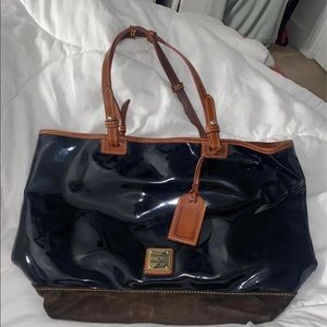 Vintage red and black Dooney and Bourke bag